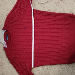 Red Ralph Lauren Polo Sweater